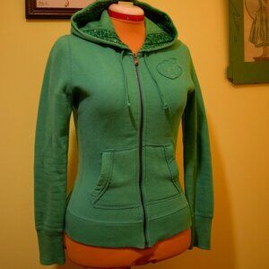 Three Fleece Lined Zip Up Hooded Sweatjackets, Arizona Jean Co. Size Small